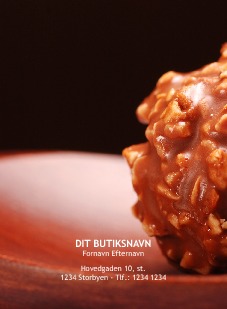 chokolade - Bagside